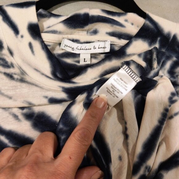 Pinch Silky Cargo Joggers, Billabong Striped Sweater & YFB Top Bundle of 3, SZ L - Picture 2 of 16